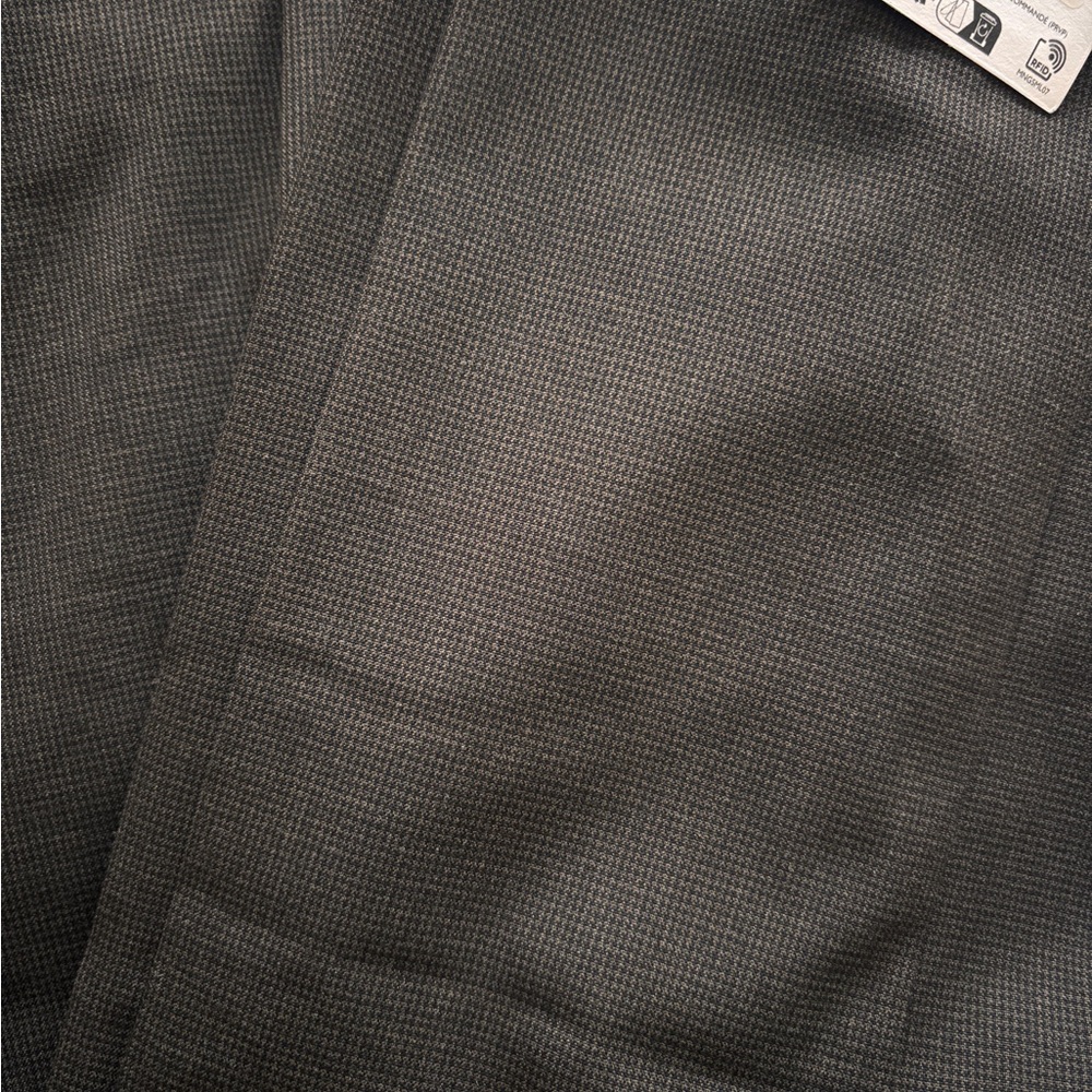 Mango Black Houndstooth Trousers